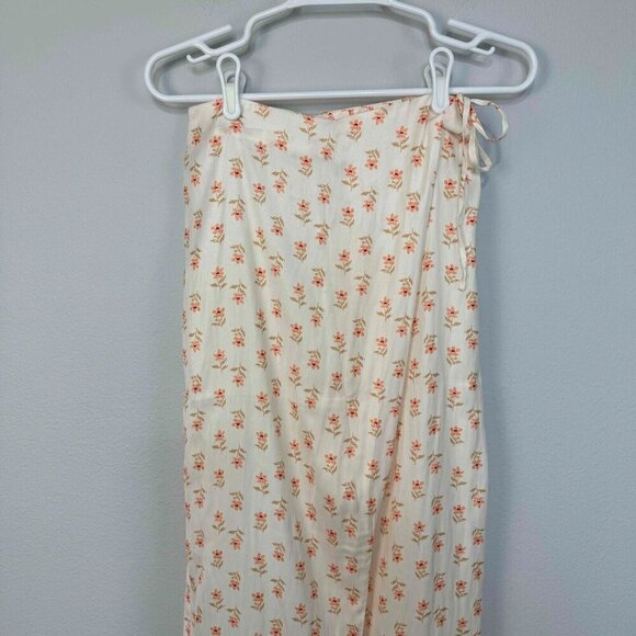 Free People Intimately First Choice Lounge Pant Comfy Wrap-Front Floral Size XL - Picture 5 of 15